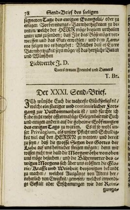 XXXI. Send-Brief. - XLVIII. Send-Brief.