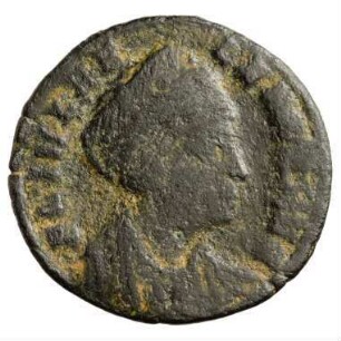 Münze, Follis, Aes 4, 337 - 340 n. Chr.
