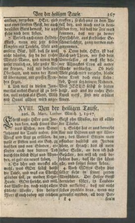 XVIII. Von der heiligen Taufe