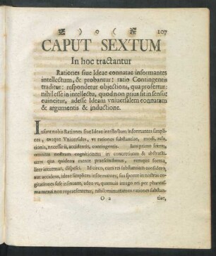 Caput Sextum In hoc tractantur