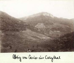 Abstieg von Caxias ins Cahytal