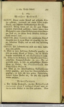 §. 164. Weißer Arsenik