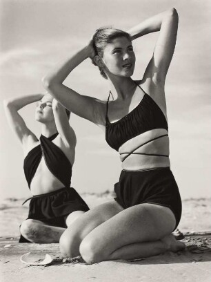 Modeaufnahme, Modell Janet Stephenson (Mademoiselle)