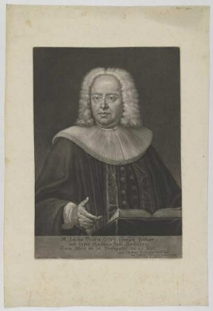 Bildnis des Johann Gottfrid Essich