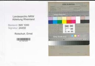Entnazifizierung Ernst Rotschuh, geb. 09.11.1906 (Finanzangest.)