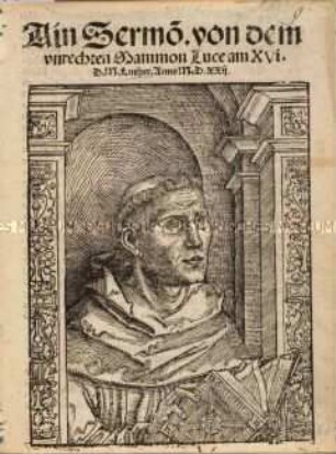 Ein Sermon von dem unrechten Mammon