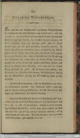 Allgemeine Betrachtungen