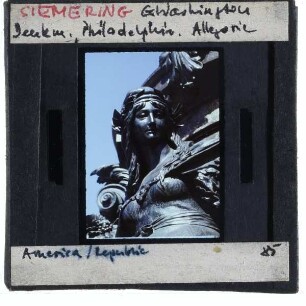 Philadelphia, Eakins Oval, Siemering, George-Washington-Denkmal