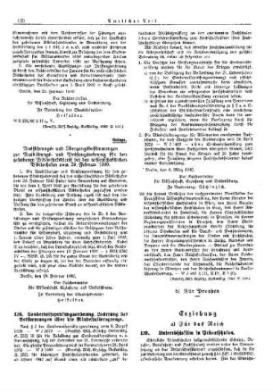 Sonderreifeprüfungsordnung, Lockerung der Bestimmungen über die Mindestaltersgrenze : [Wissenschaft] ; [Für das Reich] ; [Amtliche Erlasse] ; [Amtlicher Teil]