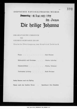 Die heilige Johanna