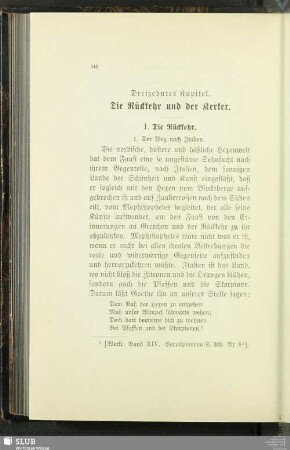 Dreizehntes Kapitel. Die Rückkehr und der Kerker