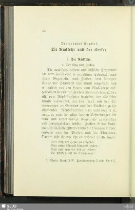 Dreizehntes Kapitel. Die Rückkehr und der Kerker