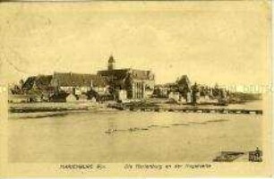 Die Marienburg von der Nogat gesehen