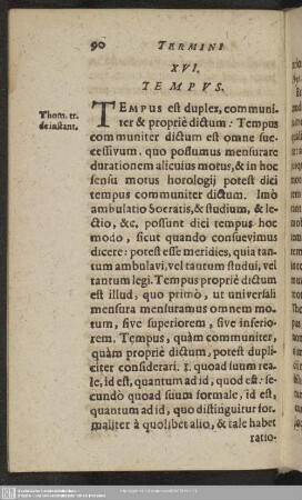 XVI. Tempus