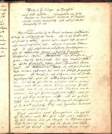 Eine plattdeutsche Predigt 1628 tho Hackstedt gehalten.