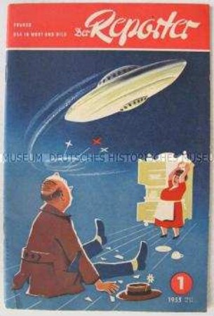Antiamerikanische Zeitschrift "Der Reporter", früher "USA in Wort und Bild"