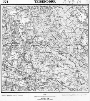 771 Teisendorf [Topographische Karte von Bayern 1:25.000 (Positionsblätter)]