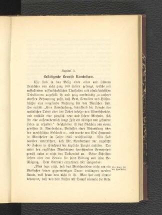 Kapitel 5. Bestätigende Beweise Rombotham.