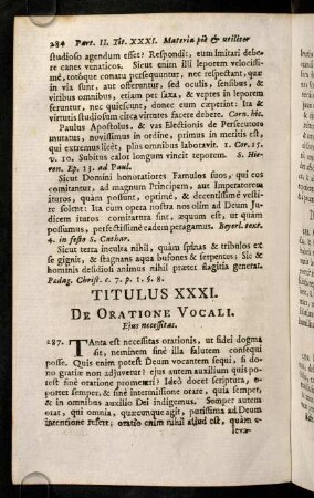 284-292, Titulus XXXI