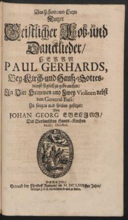 10: Pauli Gerhardi Geistliche Andachten