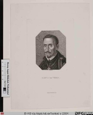 Bildnis Lope Félix de Vega Carpio (gen. Lope de Vega)