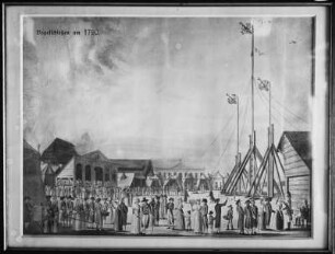 Dresden. Vogelschießen um 1790