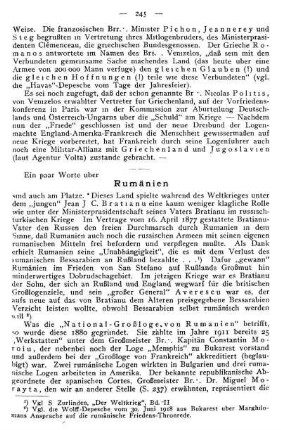 Ein paar Worte über Rumänien sind auch am Platze.