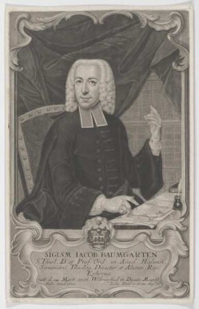 Bildnis des Sigism. Iacob Baumgarten