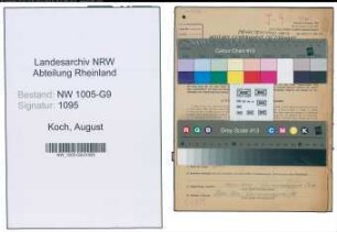 Entnazifizierung August Koch , geb. 30.06.1904 (Bauunternehmer)