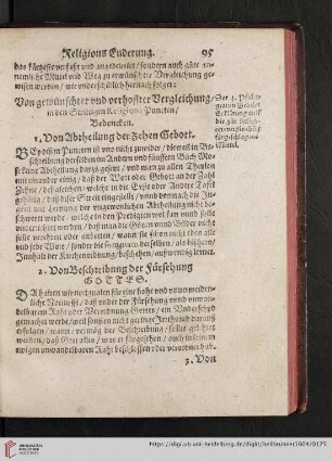 Von gewünschter und verhoffter Vergleichung in den Strittigen Religions Puncten / Bedencken