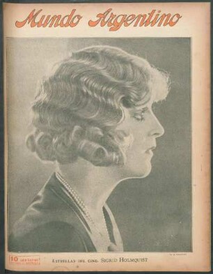 Estrellas del cine: Sigrid Holmquist [Fotografía]