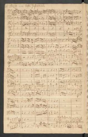 Ihr Jungen seid; B, orch, b; G-Dur