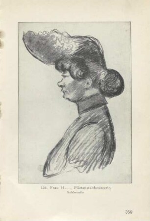 194. Frau H..., Plättanstaltbesitzerin