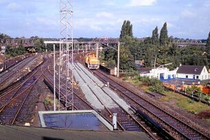 Hamburg: Bahnhof Barmbek: Gleisumbau