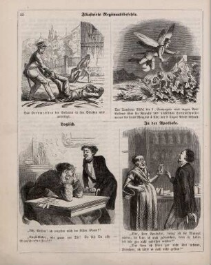 "Illustrirte Regimentsbefehle" "Logisch" "In der Apotheke"