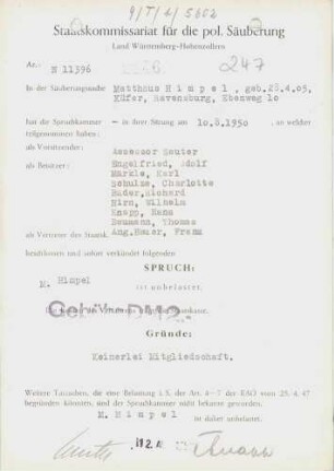 Himpel, Matthäus
