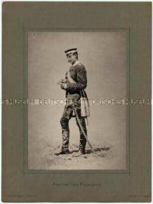 Premierleutnant als Adjudant der Dragoner - aus "Unser Heer" von Carl Röchling