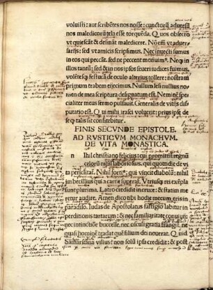 AD RVSTICVM MONACHVM. DE VITA MONASTICA.