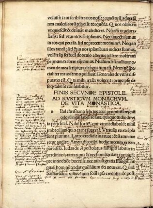 AD RVSTICVM MONACHVM. DE VITA MONASTICA.