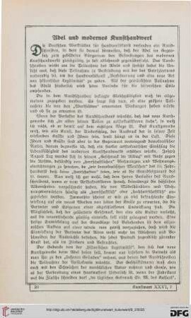 26: Adel und modernes Kunsthandwerk