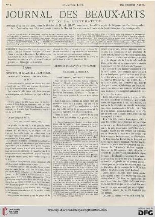 Nr. 1 (15. Janvier 1876)