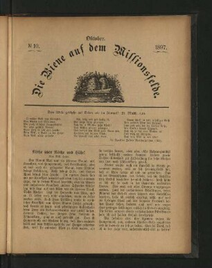 No 10. Oktober 1897.
