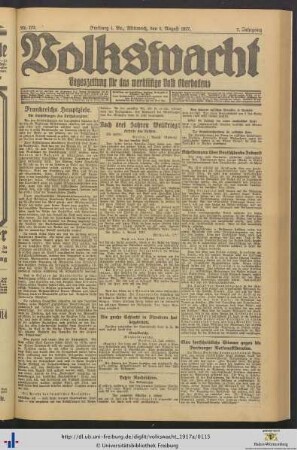 Nr. 177-203 (August 1917)