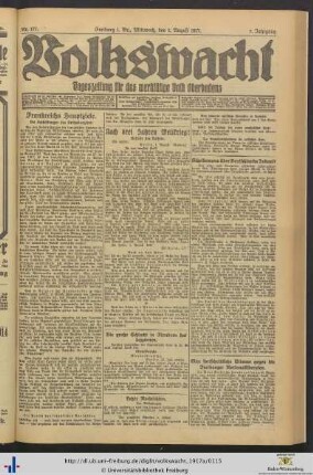 Nr. 177-203 (August 1917)
