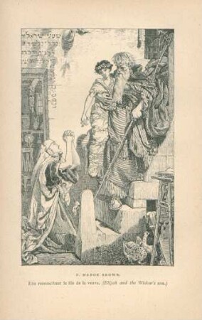 F. Madox Brown. Elie ressuscitant le fils de la veuve