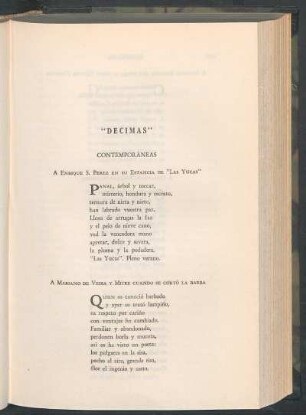 Contemporáneas : A Enrique S. Perez en su estancia de "Las Yucas"