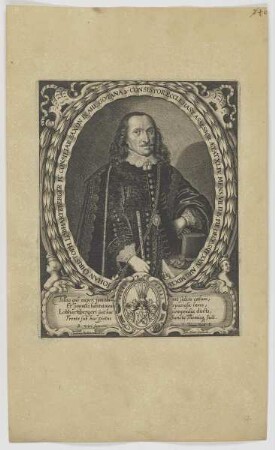 Bildnis des Johan Christoph Lobhartzberger
