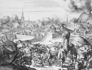 Türkische Armee bei der Belagerung von Wien : Türkische Armee bei der Belagerung von Wien. Kupferstich von Romeyn de Hooghe (1645-1708).Stich; 1683. Dresden: Kupferstich-Kabinett