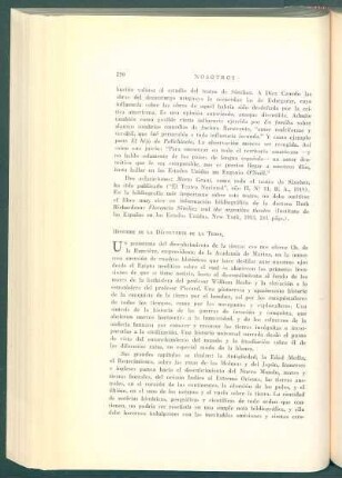 Histoire de la découverte de la terre