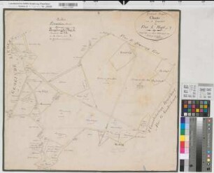 Dingden (Hamminkeln), Teilung der Dingdener Mark, Bl.1 Brouillonkarte Flur A Hagd
